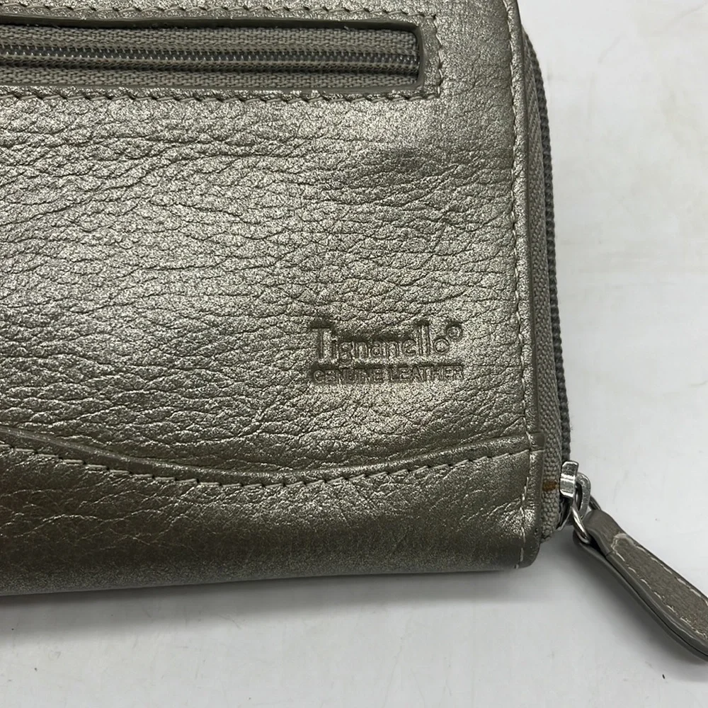 Tignanello gold standard size leather wallet. MCB3812I